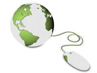 Green Earth Globe
